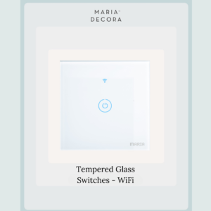 30A AC/WH Tempered Glass Switches - WiFi