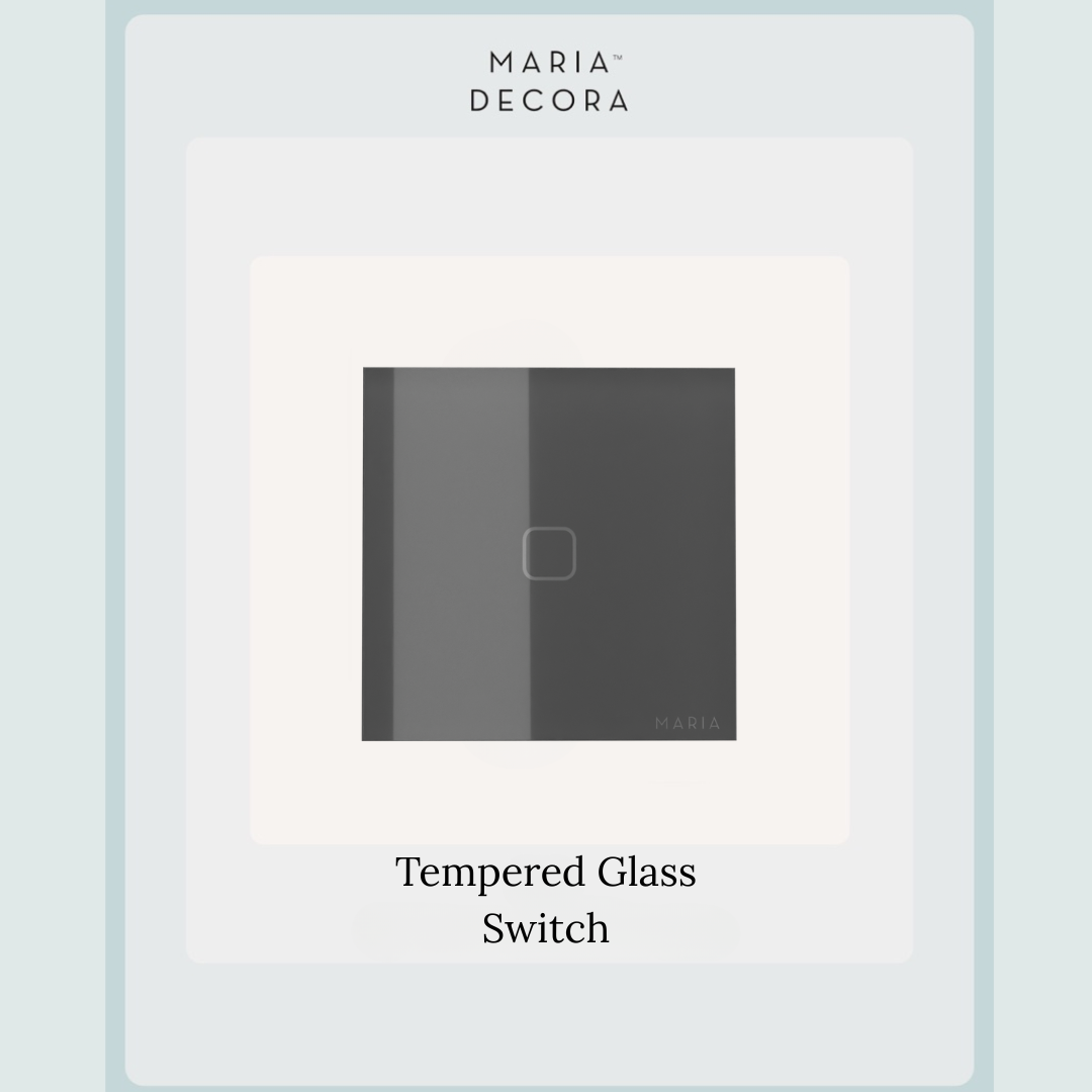 1 Gang Tempered Glass Switches – WiFi