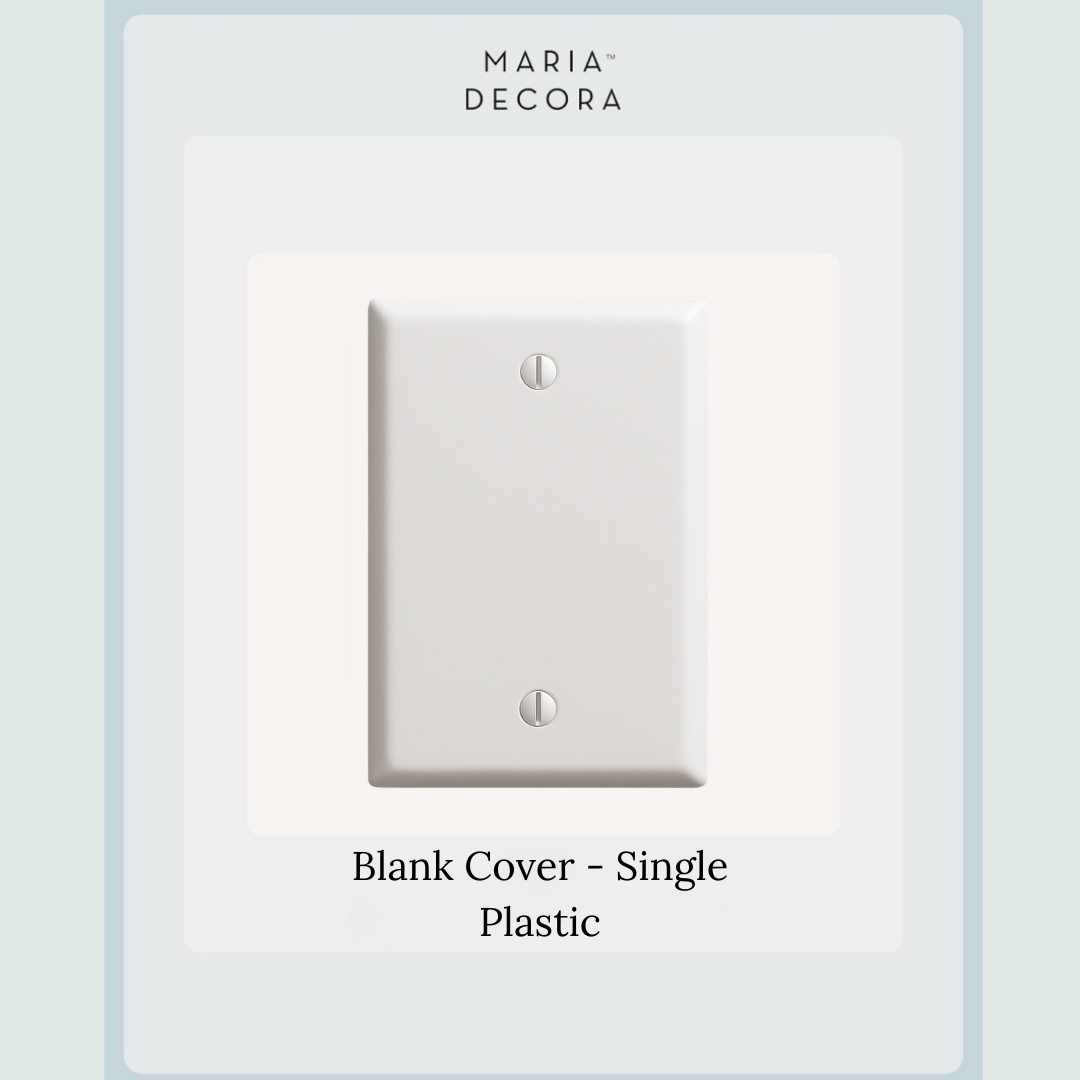 Blank Cover – Single Plastic Accessories