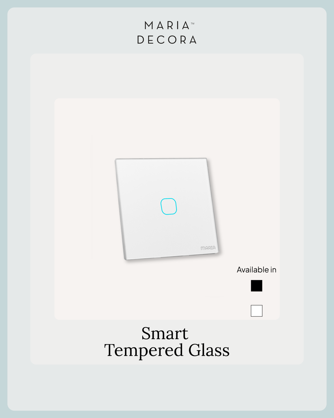 1 Gang Tempered Glass – Zigbee