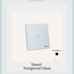 40A AC/WH Tempered Glass- Zigbee