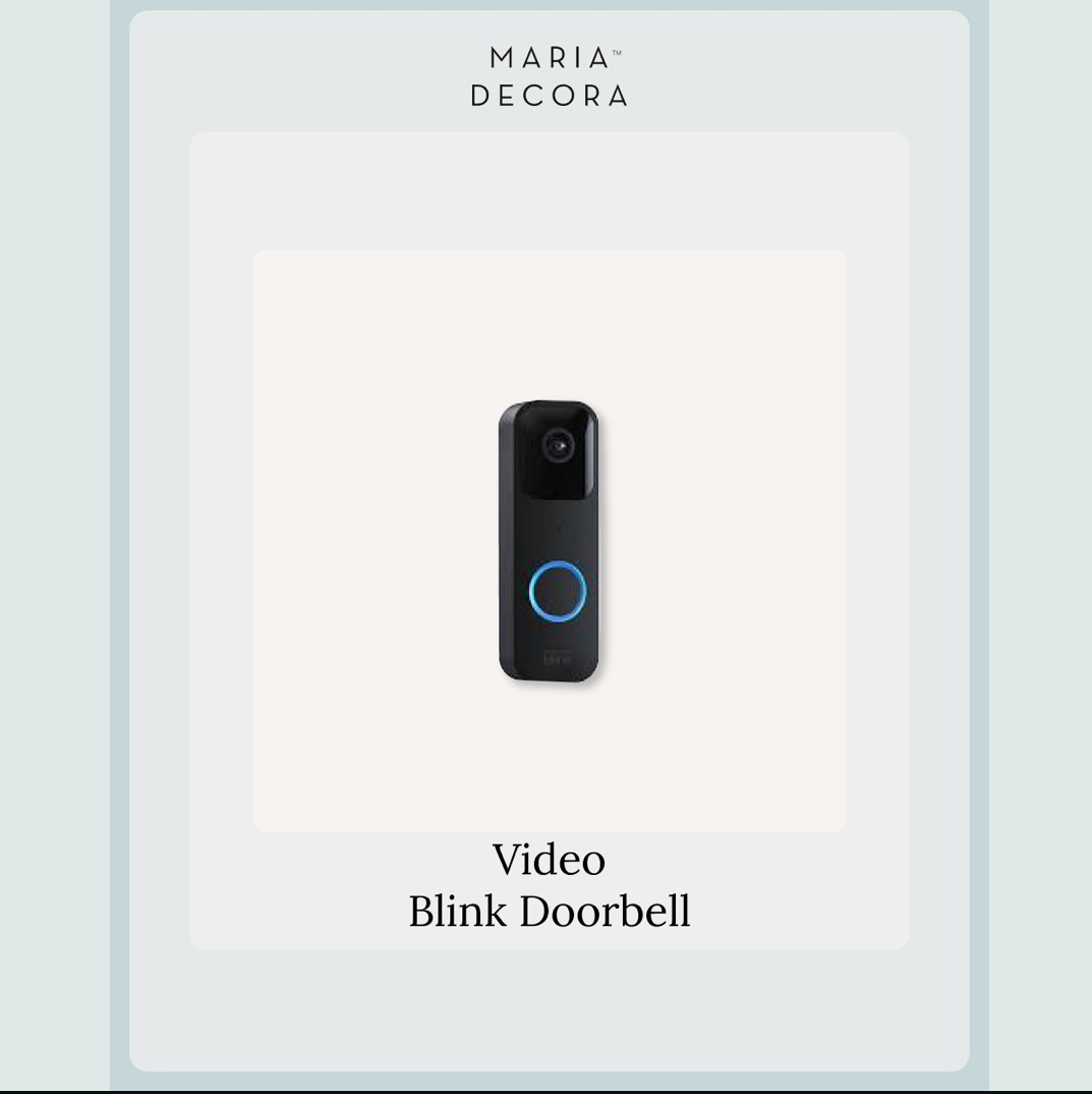 Wired/Wireless Blink video doorbell